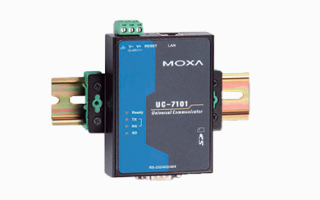 A serial device server unit for ethernet and power lines